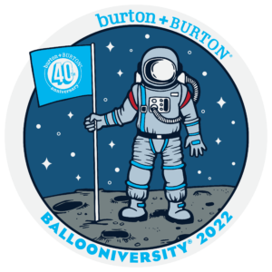 burton + BURTON's Ballooniversity 2022 logo