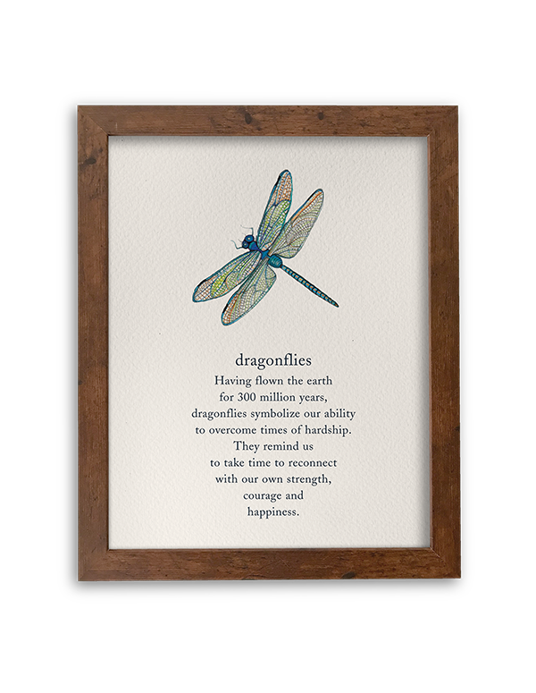 Dragonfly Art Print 
															/ Cardthartic							