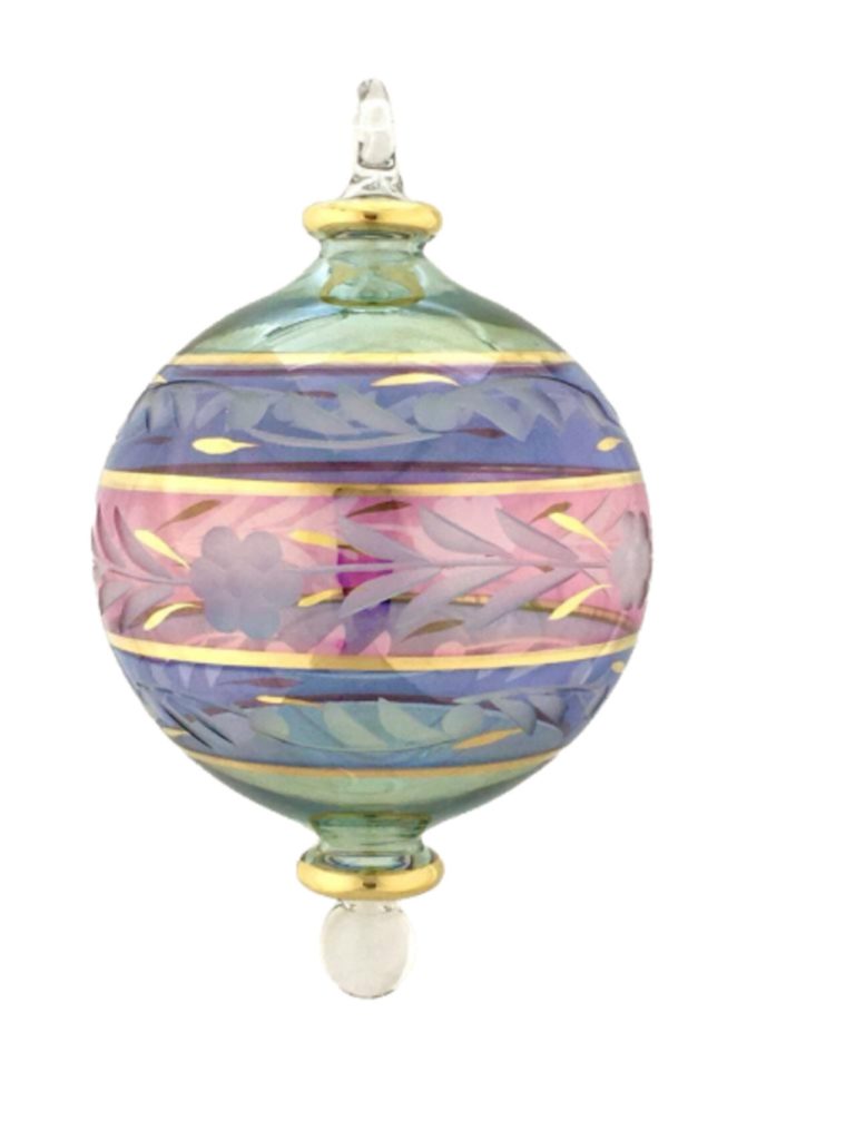 Handmade Gold Etched Christmas Ornament from Egyptian Museum