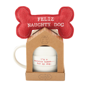 Red Christmas Dog Bug & Toy Set from Mud Pie