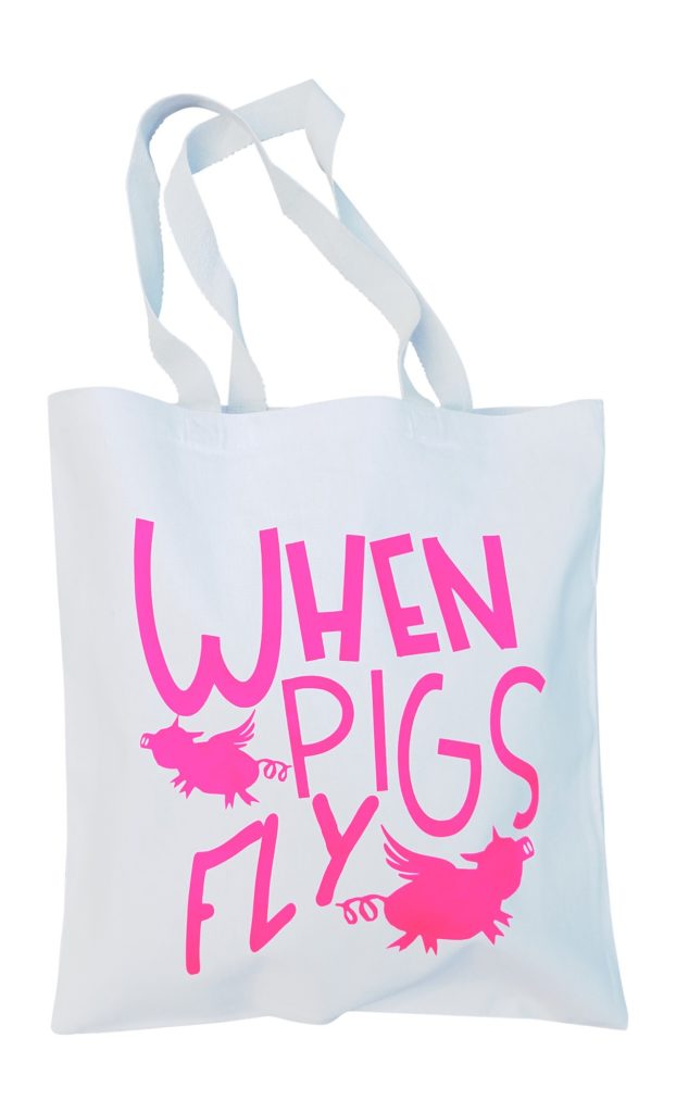 When Pigs Fly Tote from Muddy Carrots