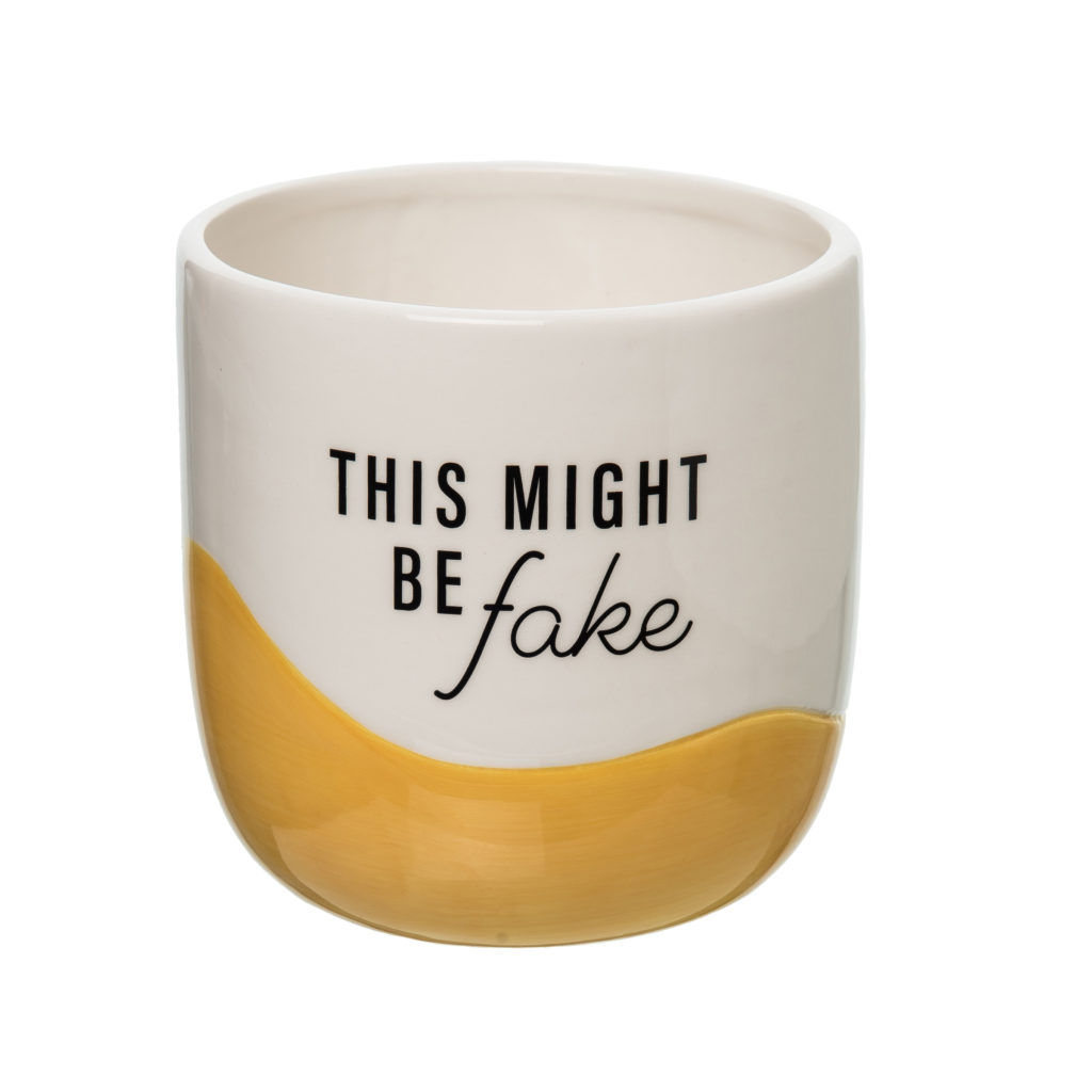 This Might Be Fake Planter from Totalee Gift