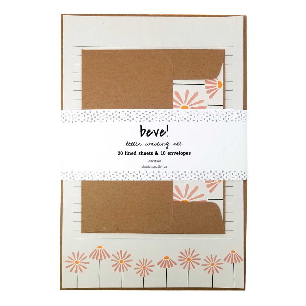 Coneflower Writing Set from beve