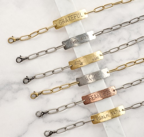 Anna Bar Bracelets 
															/ Julio Designs							