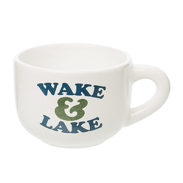 Wake & Lake Mug 
															/ Totalee Gift							