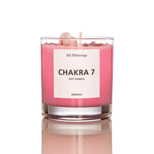 Adoratherapy Chakra Number 7 Soy Candle.