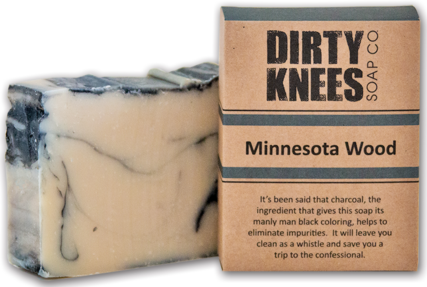 Minnesota Wood Bar Soap 
															/ Dirty Knees Soap Co.							