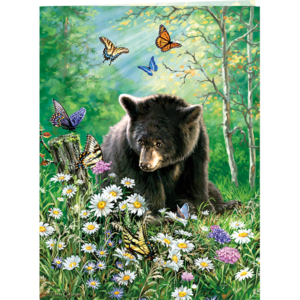  Leanin’ Tree Wildlife card by artist Dona Gelsinger. Inside greeting: May your world be filled with wonder and your heart be filled with joy. Happy Birthday. Color interior and printed envelope. Made in USA.