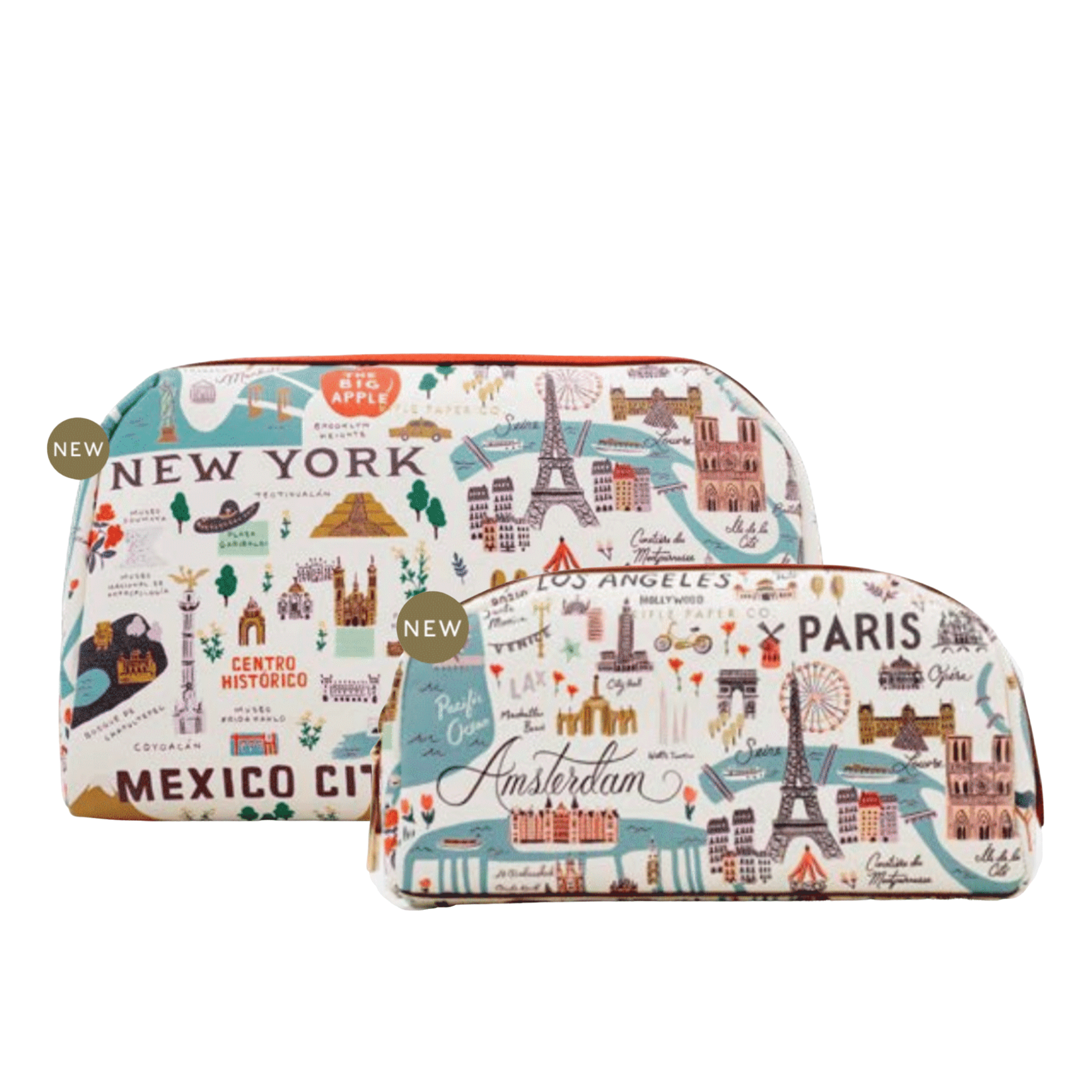 Bon Voyage Cosmetic Cases 
															/ Rifle Paper Co.							