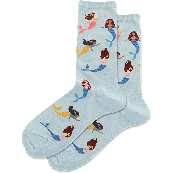 Women’s Mermaid Crew Socks 
															/ Hot Sox							
