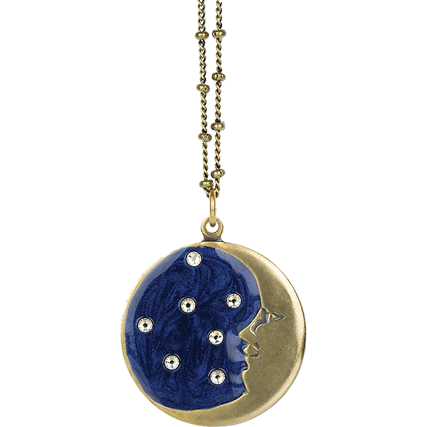 Man in the Moon Necklace.