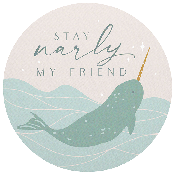 Narwhal Sticker 
															/ Karma Gifts							