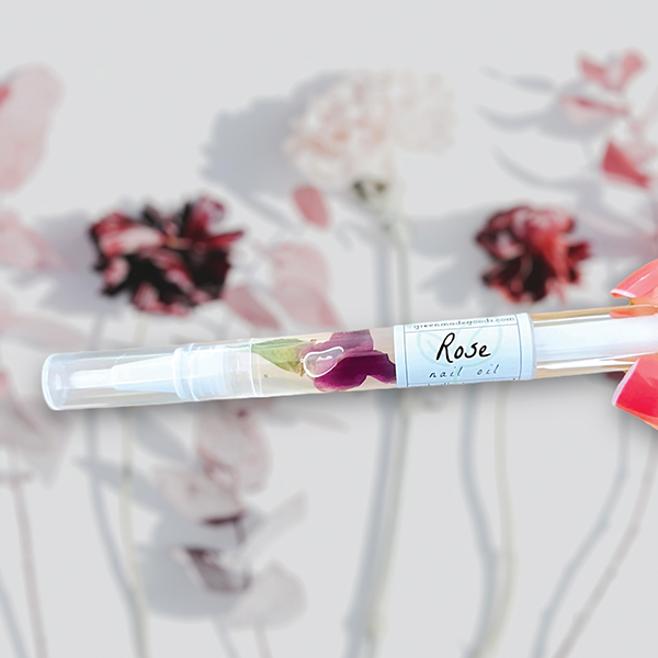 Rose Botanical Nail Pen