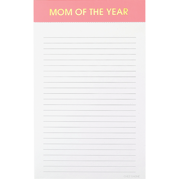 Mom of the Year Notepad