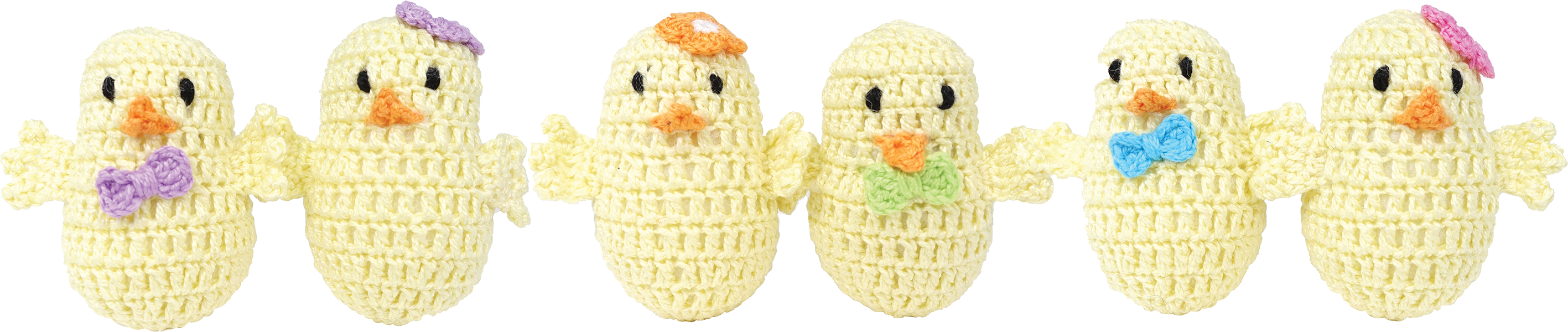Crochet Chick Ornaments