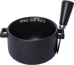 Send Dip Pic Bowl with Spreader. Totalee Gift.