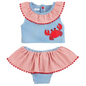 Crab Two-Piece Swimsuit.