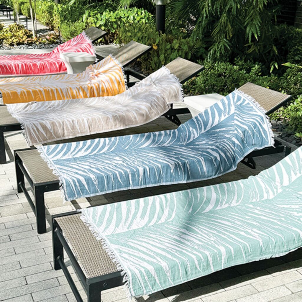 Tropical Turkish Cotton Beach Towel. Anaya.