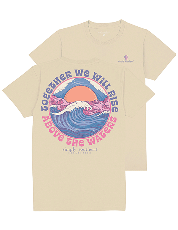 Simply Southern is donating 100% of profits from this tee to hurricane victims.
